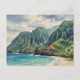 Kauai Na Pali-kusten Vykort