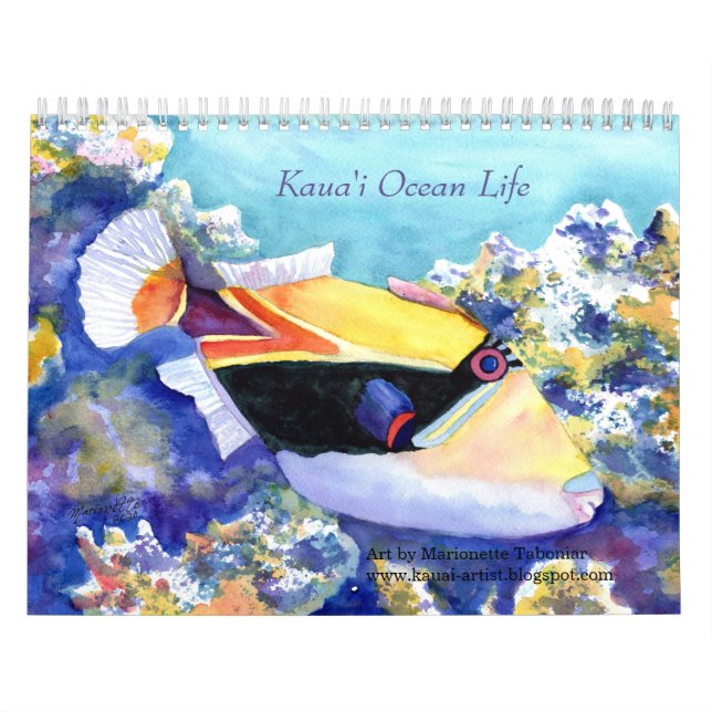 Kauai Ocean Life Kalender (Omslag)