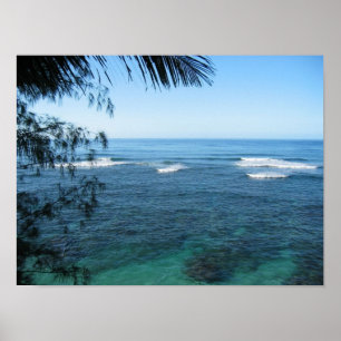 Kauai-oceanen Poster