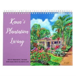 Kauai Plantation Living Cottages Calendar Kalender
