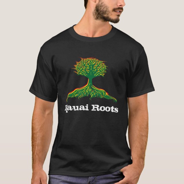 Kauai rotar manar T-tröja Tee (Framsida)