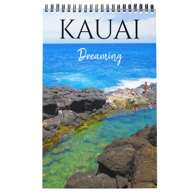 Kauai som drömmer om 2025 års stora kalender (Omslag)
