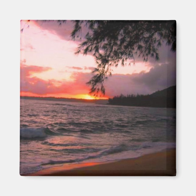 Kauai sunset magnet (Framsidan)