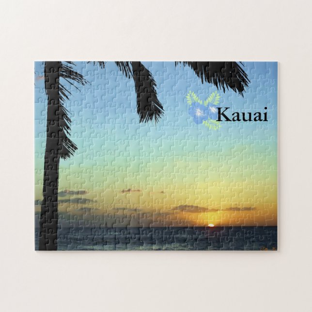 Kauai Sunset Pussel (Horisontell)