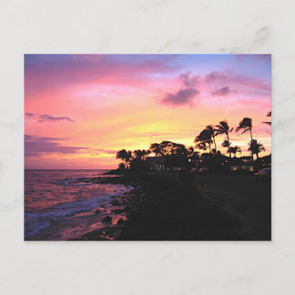 Kauai Sunset Vykort