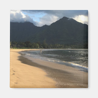 Kauai Surfa Co. Hanalei Beach Refrigerator Magnet