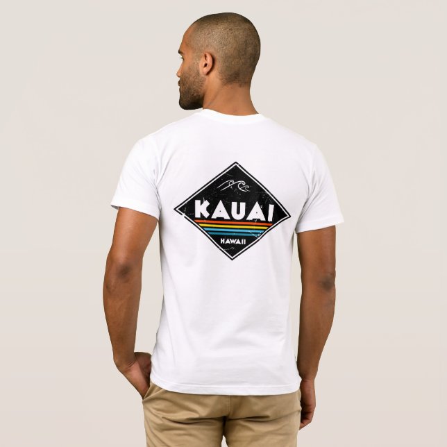 Kauai Surfa Co. Prism T-Shirt (Manar) (Hel baksida)