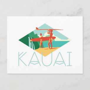 Kauai Surfers Vykort