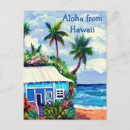 Kauai Tropical Beach House Vykort