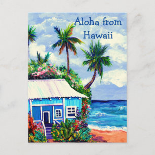 Kauai Tropical Beach House Vykort