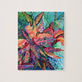 Kauai Tropical Croton Plant Puzzle Pussel