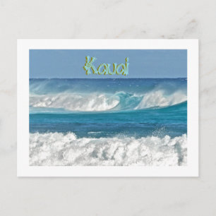KAUAI VÅGAR VYKORT