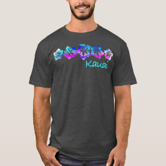 Kauai Vintage Hibiscus Flower T Shirt