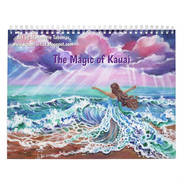 Kauais magi Hawaii Kalender (Omslag)