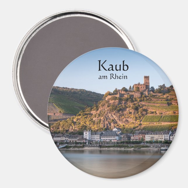Kaub am Rhein - Tyskland Magnet (Front/Back)