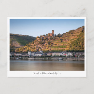 Kaub am Rhein - Tyskland Vykort