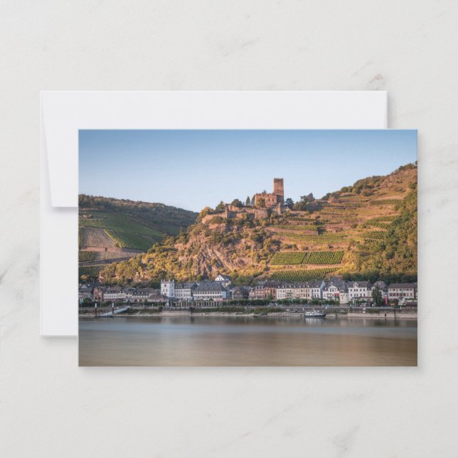 Kaub am Rhein - Tysklant kort (Framsida)