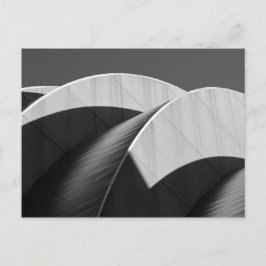 Kauffman Center Black and White Kurvor Vykort