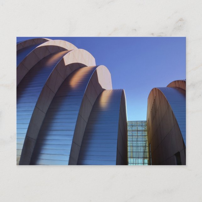 Kauffman Center Kurvor och Shadows, Kansas City Vykort (Framsida)