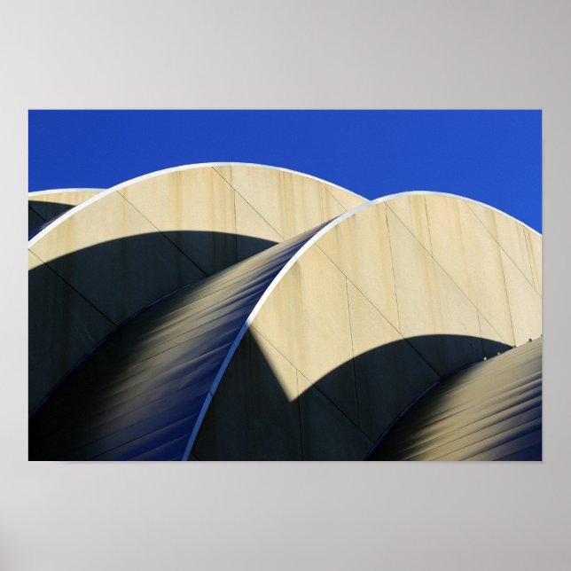 Kauffman Center Kurvor och Shadows Poster (Framsidan)