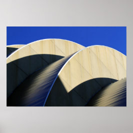 Kauffman Center Kurvor och Skuggor Poster