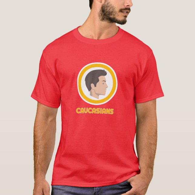 Kaukasier T Shirt (Framsida)