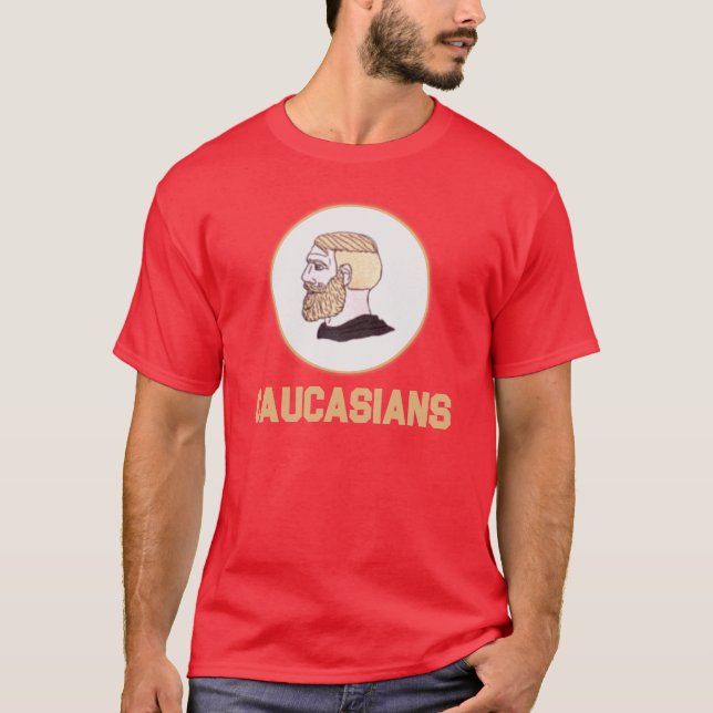 Kaukasier T Shirt (Framsida)