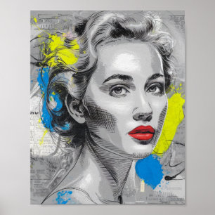 Kaukasiska kvinnor poster