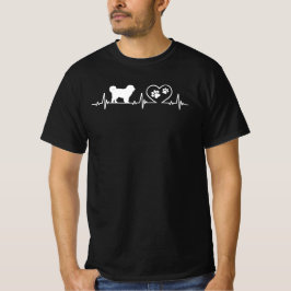 Kaukasiska shepherd Älskare Heartslag T Shirt