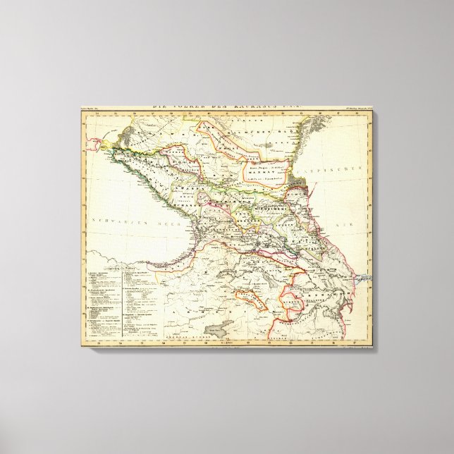 Kaukasus Canvastryck (Framsida)