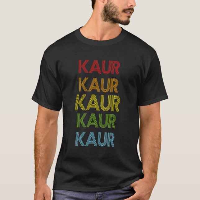 Kaur Namn T Shirt (Framsida)