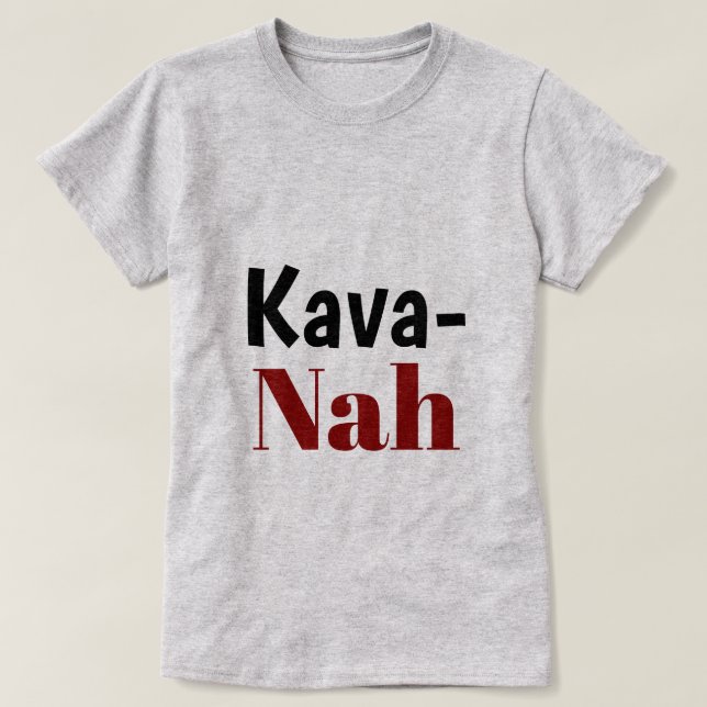 Kava-Nej Tshirt T Shirt (Design framsida)