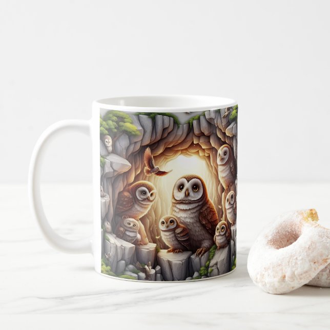 Kavaj Uggla Mugg (Med munk)