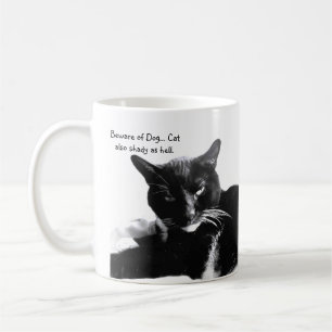 Kavajkatten med skum smile kaffemugg
