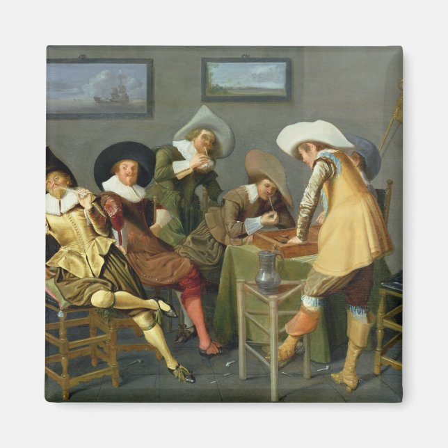 Kavaliers i en tavern magnet (Framsidan)