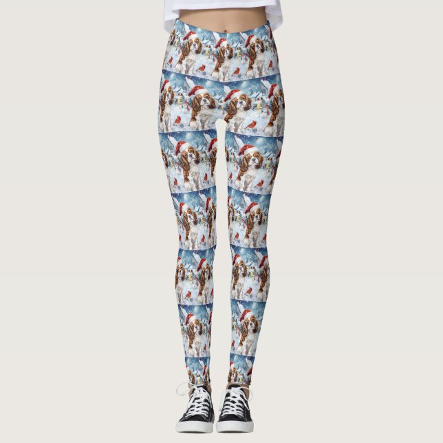 Kavaljer Konung Vinterundrets Julglädje Leggings (Framsida)