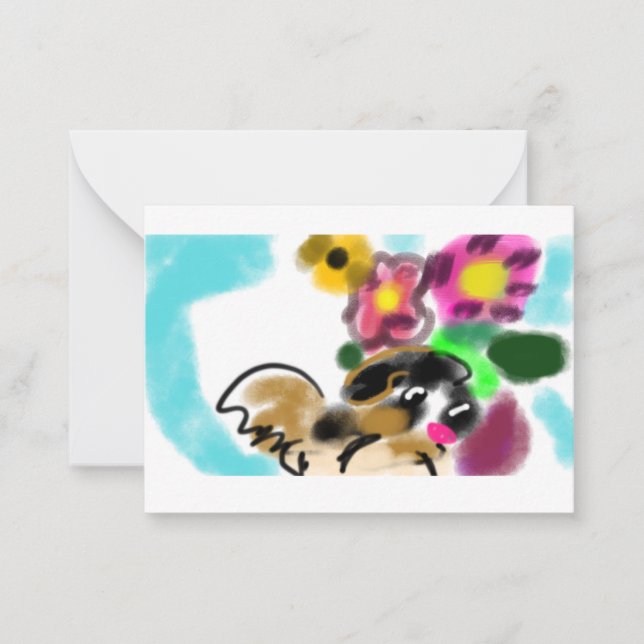 Kavalkjer spaniel  anteckningskort (Framsida)