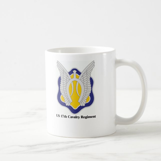 Kavalleri för US 17th Regiment Kaffemugg (Höger)