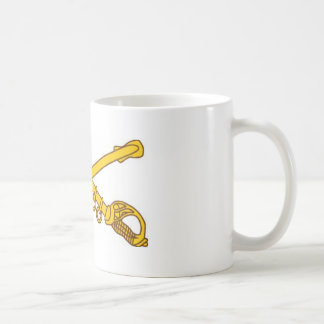 Kavalleri korsade sabers kaffemugg