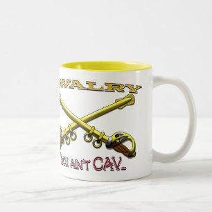 Kavalleri varar stolt över Drinkware Två-Tonad Mugg
