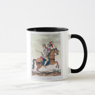 Kavalleribågskytt, från "L'Antica Roma", 1825 Mugg