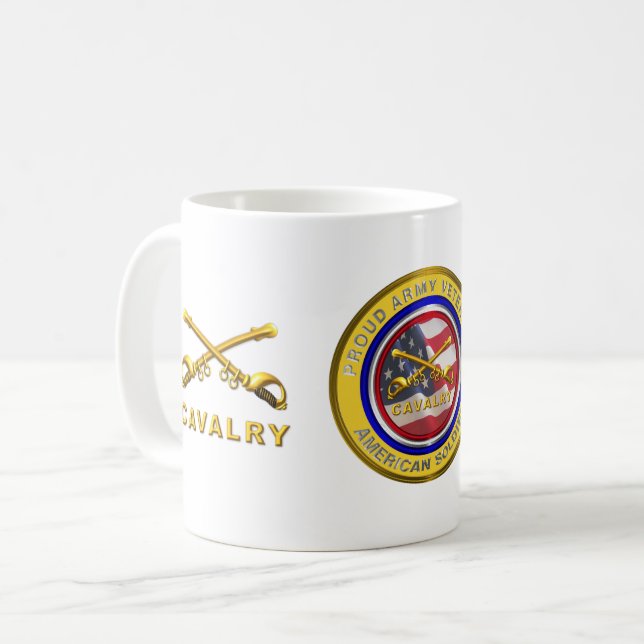 Kavalleriveteran Kaffemugg (Framsida vänster)