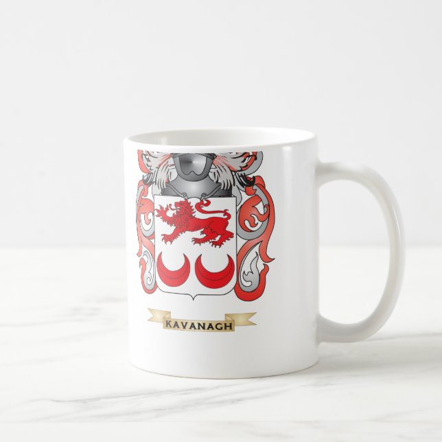 Kavanagh vapensköld (familjvapenskölden) kaffemugg (Höger)
