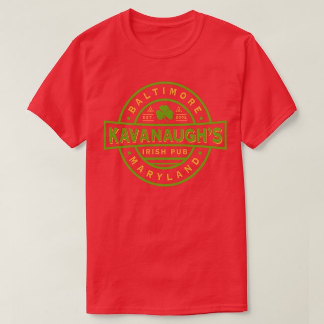 Kavanaughs Irish Pub T Shirt (Design framsida)