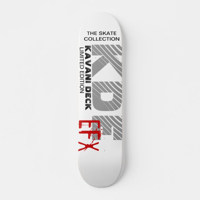Kavani Deck EFX-kort Skateboard Bräda 20 Cm (Framsida)