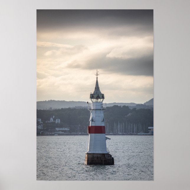 Kavringen Lighthouse Oslo Poster (Framsidan)