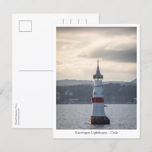 Kavringen Lighthouse Oslo Vykort