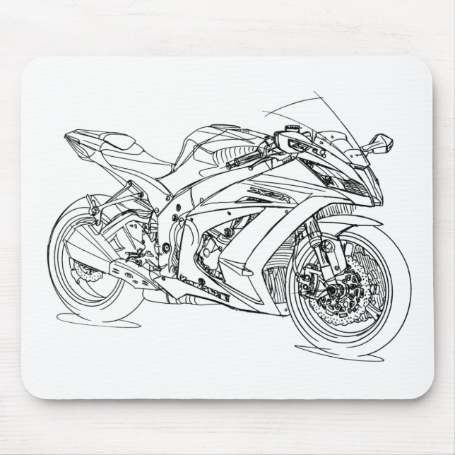 Kaw Ninja ZX10R 2015 Musmatta (Framsidan)