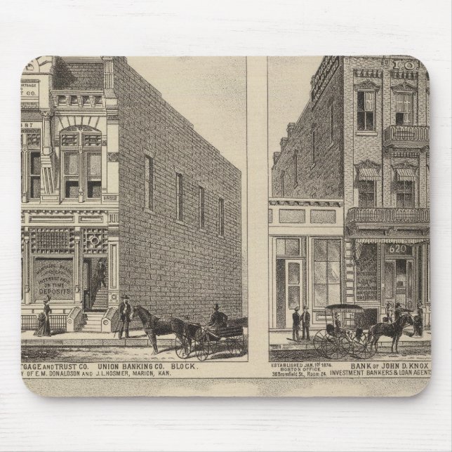 Kaw Valley Farm, Marion och Topeka, Kansas Musmatta (Framsidan)