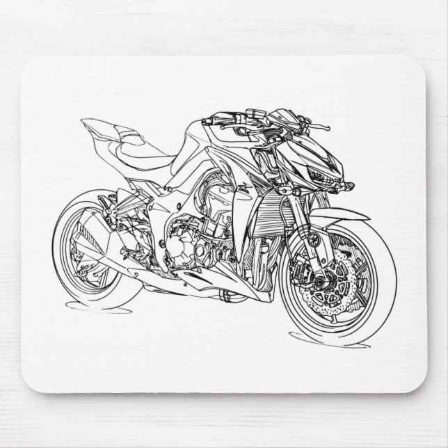 Kaw Z1000 2014 Musmatta (Framsidan)